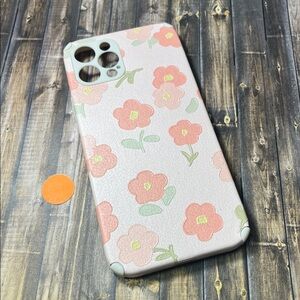 5for$10 Watercolor Pink Textured Painted Floral Pattern iPhone 12 Pro Phone Case